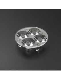 50mm (D) 4-in-1 PMMA Optical Lens with Flat Surface 50mm (D) 4-in-1 PMMA Optical Lens with Flat Surface