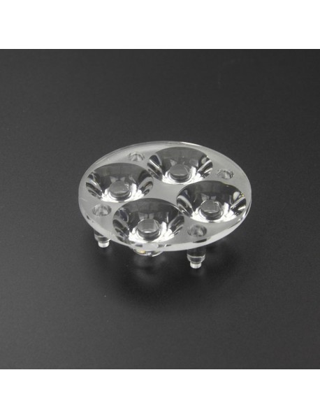 50mm (D) 4-in-1 PMMA Optical Lens with Flat Surface