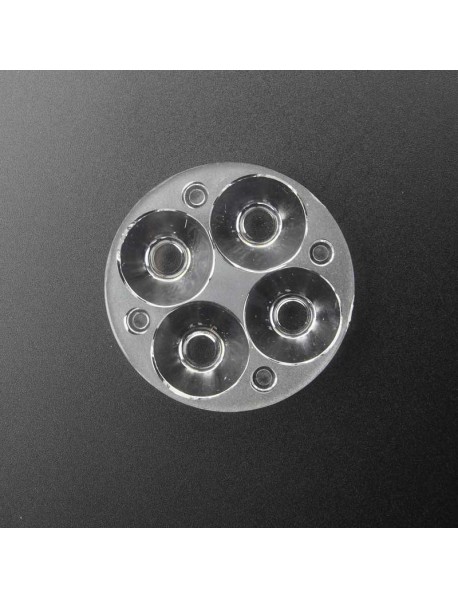 50mm (D) 4-in-1 PMMA Optical Lens with Flat Surface