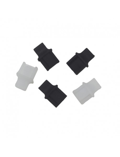RJ45 Female Port Silicone Dust Plug (5 PCS)