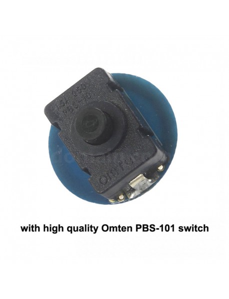 22mm PBS-101 Reverse Clicky Switch for 26650 Flashlight