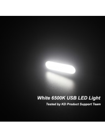 152mm (L) White 6500K 200 Lumens USB LED Light